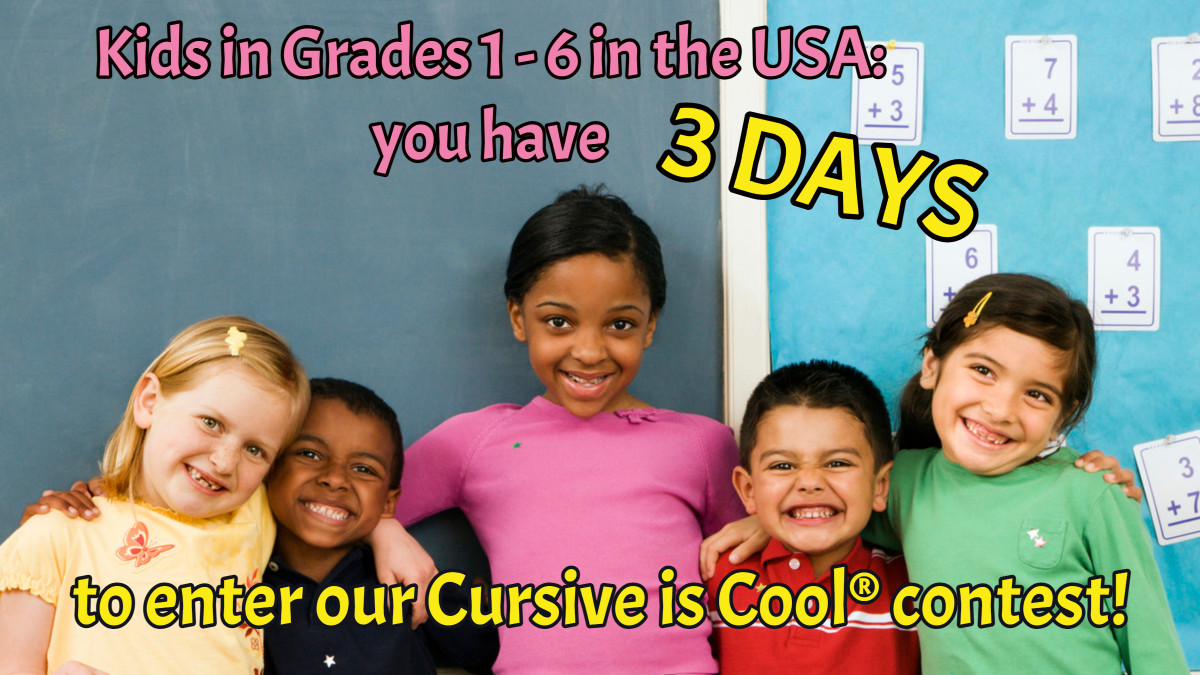 Get our USA contest info here: campaignforcursive.com/2021-usa-conte…  #cursiveiscool #cursivewriting #cursivecontest #prizes #handwritingmatters @ahafpr