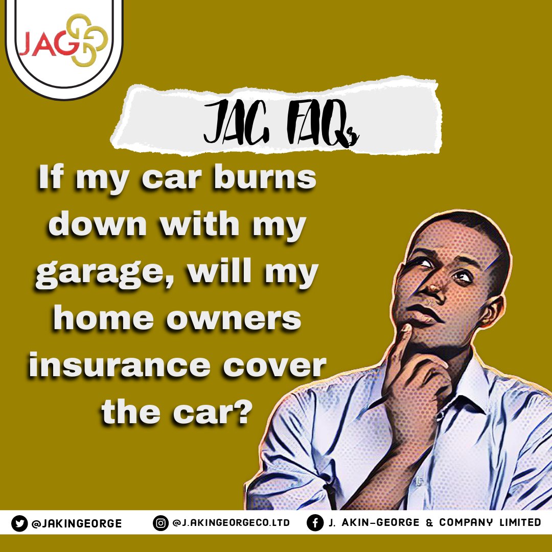 jakingeorge's tweet photo. JAG FAQs
Yes, yes, yes!
If your vehicle gets burnt at home, (depending on the cause) your home owners insurance covers the vehicle.๐ฅฐ๐ฅฐ๐ฅฐ
#HomeOwnersInsurance
#property
#realestate
#InsuranceFAQs
#insurancecover
#insurance https://t.co/PUCV48pFTs