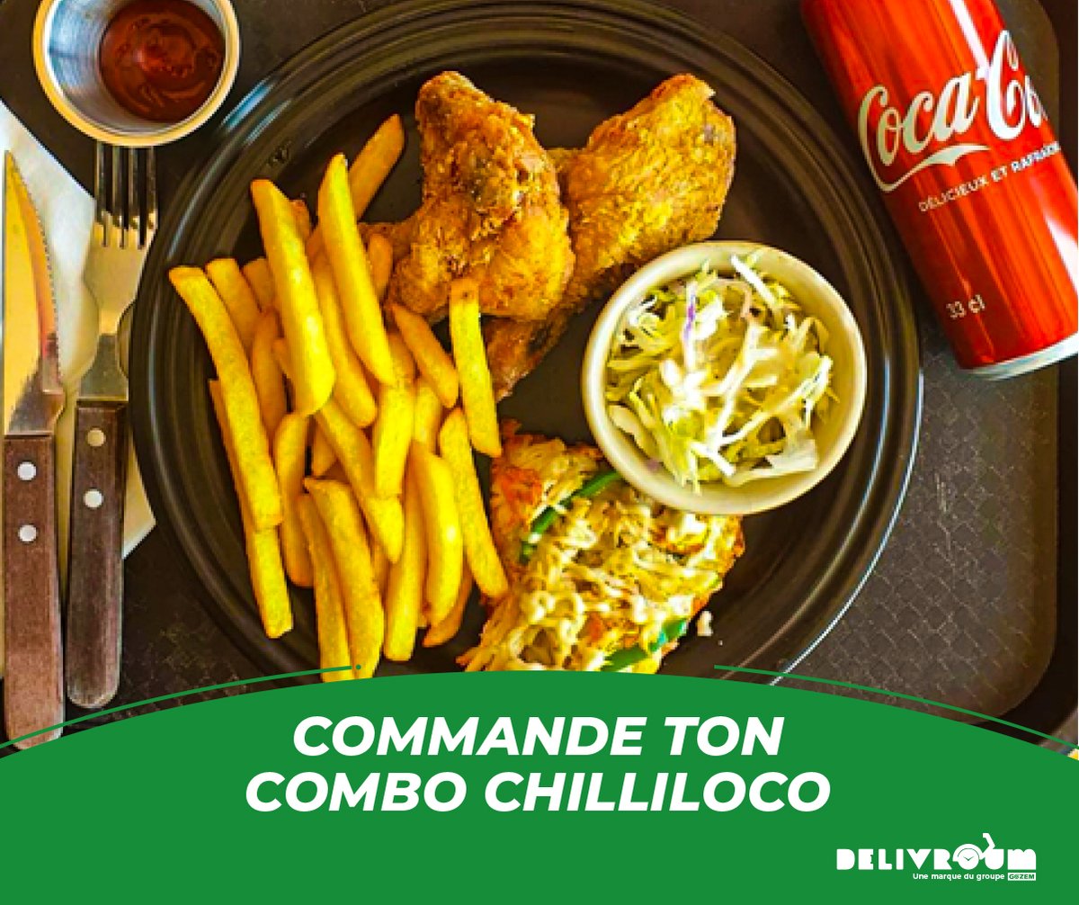 Les Combo de chez Chillilico on en parle ? 😋

Ce sont des délices à s'offrir absolument aujourd'hui. 

Lequel préfères-tu ? Dis nous en commentaire ! 
 
Commande auprès de Chilliloco ton Combo préféré aujourd'hui et fais toi livrer avec Delivroum 😎🏍️