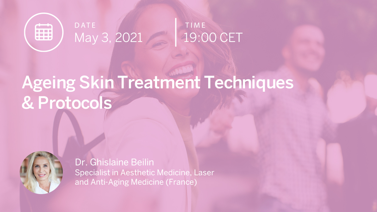 “Ageing skin PRP &amp; HA treatment techniques and protocols”. Sign-up for this talk with Dr. Ghislaine Beilin on Monday 3rd May at 7PM CET. Registration is free at bit.ly/3voaFHW
#plateletrichplasma #regenerativemedicine #plasticsurgery #dermatology #skincare #prptherapy