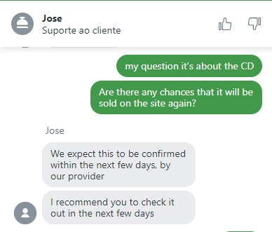 tommoinfo's tweet photo. UPDATE | De acordo com o Jose, do suporte ao cliente do site do Louis, ainda não há previsão de quando o CD do Walls estará de volta a venda no site, mas que eles estão esperando a confirmação do provedor para os próximos dias! https://t.co/ErO3czbVdm