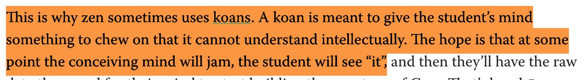 Absolutely flabbergasted by how good of a metaphor lucid dreaming is for enlightenment. Once you realise dream is dream it stops being dream: it’s now a lucid dream, a different KIND of thing with DIFFERENT possibilities: not just reactive + crafting stories but ACTUALLY AGENTIC