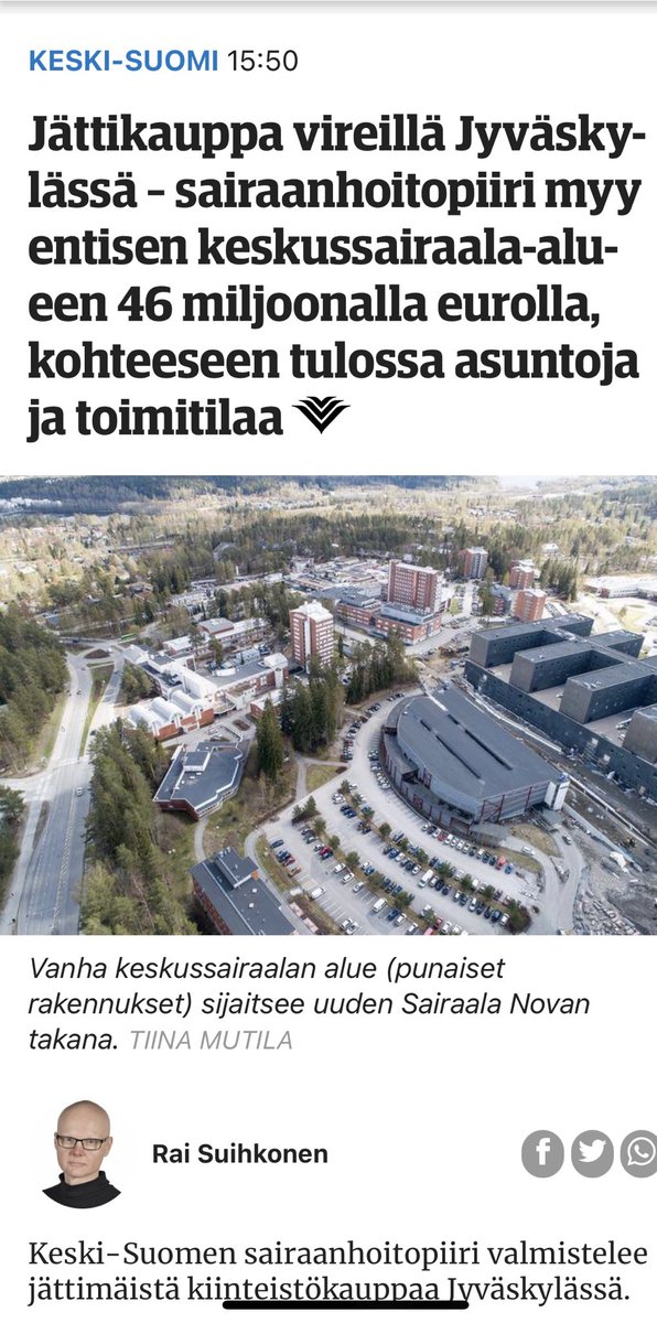 Nyt sai Jyväskylän vanha sairaala-alue ja sen kehittäminen vauhtia🤘Hyvä Royal House ja Ovaro Oyj