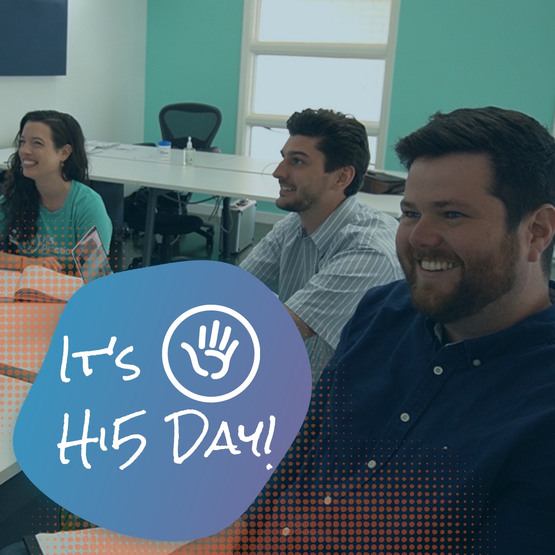 hi5practice's tweet photo. Happy Hi5 Day! 🥳 Once a month, we dedicate an entire day to making sure we're taking care of Hi5 the way we take care of each of our clients. 

Between educating each other on new processes happening in different departments to making sure we have stellar content to give to... https://t.co/YgXWBeopPo