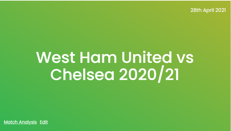 An excellent piece of analysis on the recent West Ham Chelsea match from dlvr.it/Rycv2w
dlvr.it/Rycv5s