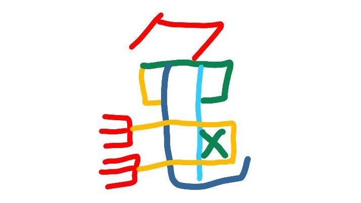 Aさん みんな見てー 私は台湾で生きてますw 小学生の教科書で勉強してるんだけど 亀の繁体字の書き順が難しすぎるよー T Co Tfyfio7xgo Twitter