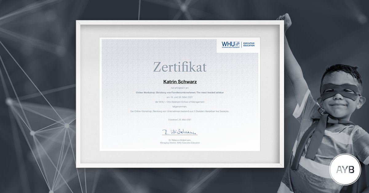 Unsere Praxiserfahrung wird immer durch wissenschaftliche Sichtweisen bekräftigt und ergänzt. Die Erkenntnisse im Austausch mit Prof. Dr. <a href="/NKammerlander/">Nadine Kammerlander</a> von der @WHU_edu lassen uns mit voller Kraft #Familienunternehmen #enkeltauglich machen.