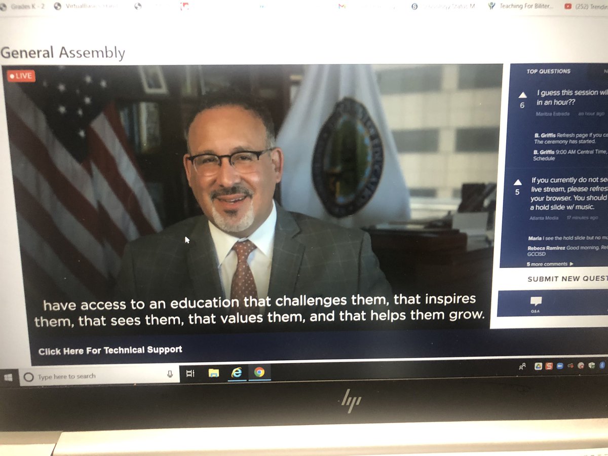 NABE 2021 Conference  great start to the conference with Secretary of Education, Miguel Cardona! <a href="/NISD/">Northside ISD</a> <a href="/NisdBILESL/">NISD Bilingual & ESL</a> #NABE2021