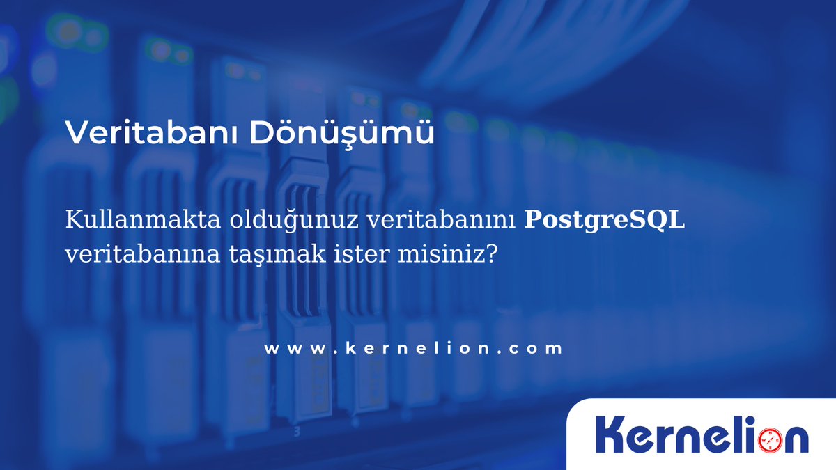 KernelionCom's tweet image. Dünya&apos;nın en gelişmiş açık kaynak veritabanına dönüşüm için daha fazla beklemeyin.

#PostgreSQL #açıkkaynak #opensource #linux