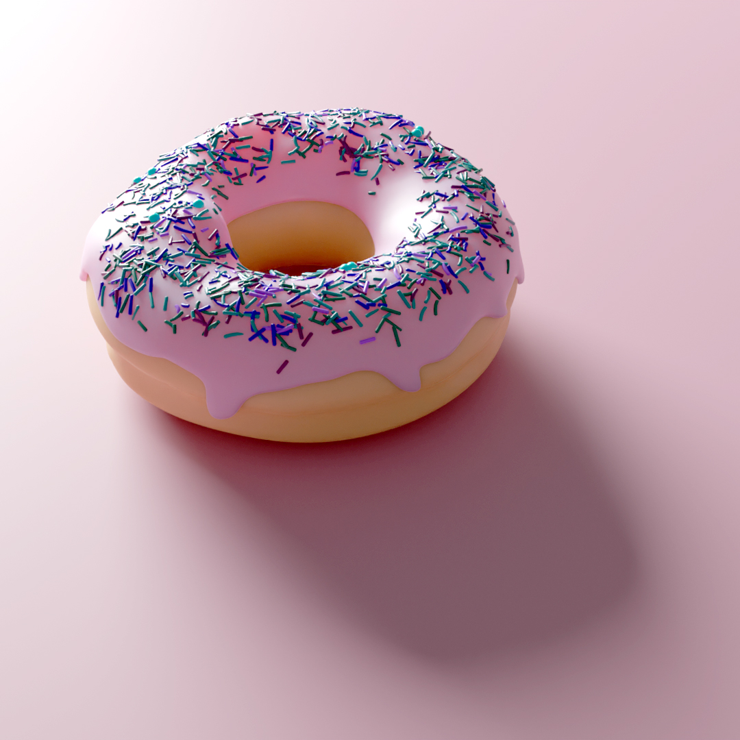 ART_UCS's tweet image. Entry (Year 7) student Jake has developed this donut image from scratch using the software Blender - 3D creation suite. Excellent resourcefulness Jake! #Blender3d #art_ucs #blenderart #blendercommunity #Donuts #Pink @UCSHampstead