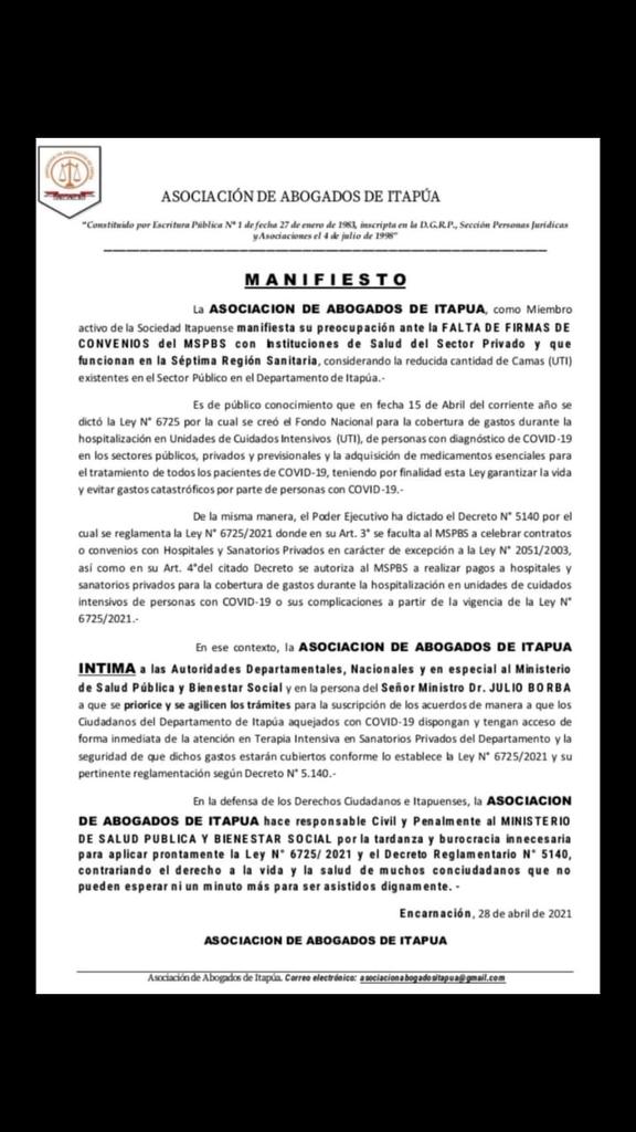 GalianoRaquel's tweet photo. Necesitamos ser atendidos por el Estado los de Itapua.... somos tambien PARAGUAYOS https://t.co/tbk3bt6MYH