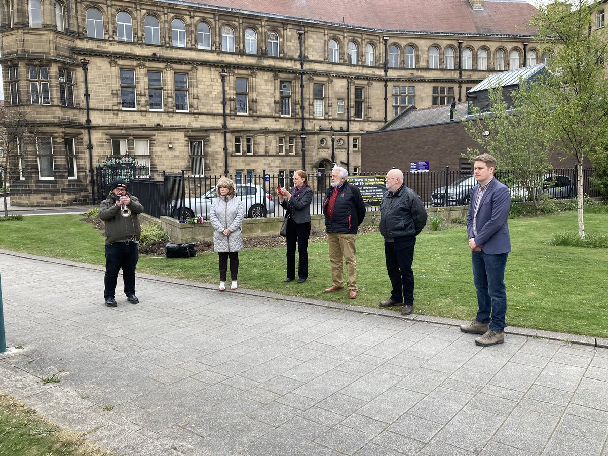 It was an honour to take part in this years workers commemoration in Wakefield, alongside Trade Union colleagues. Remember the dead, fight for the living ✊#InternationalWorkersMemorialDay