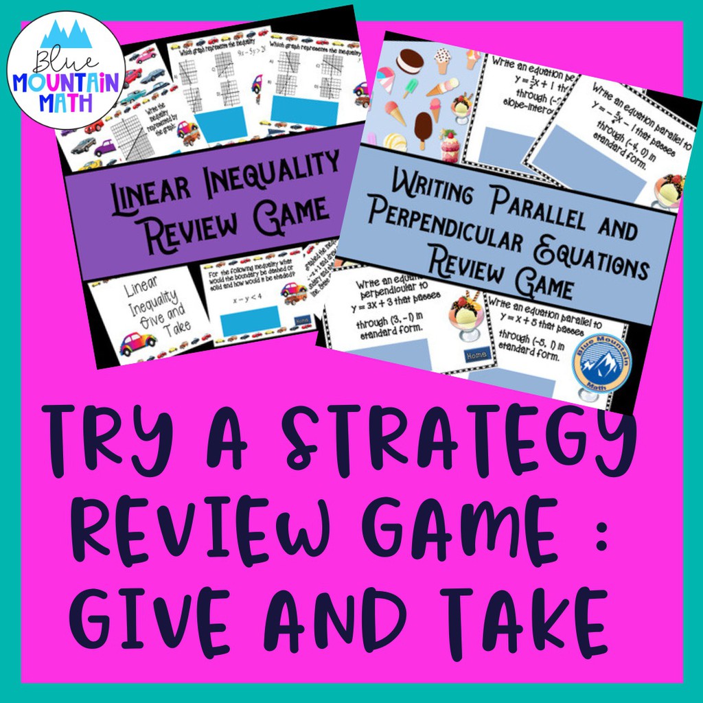 BlueMtMath's tweet image. Try a Strategy Review Game : Give and Take: lttr.ai/f92n

#PowerpointReviewGame #PopularTeamGames #StrugglingLearner #FreeHomeworkPass #OffersImportantPractice