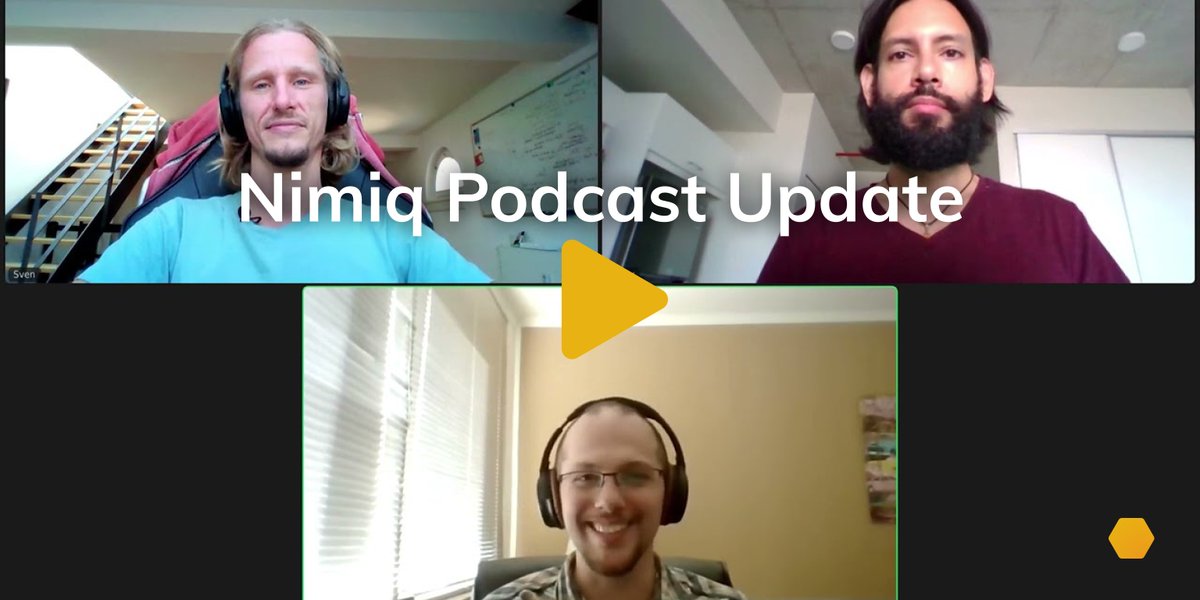 nimiq's tweet photo. 🎉 New #Nimiq Podcast! 🎙️

  This time Diese, community representative, and organizer of the #NIMcubator joins us.

Watch it here: https://t.co/6PPXTgChGZ https://t.co/uW9i9t2naE
