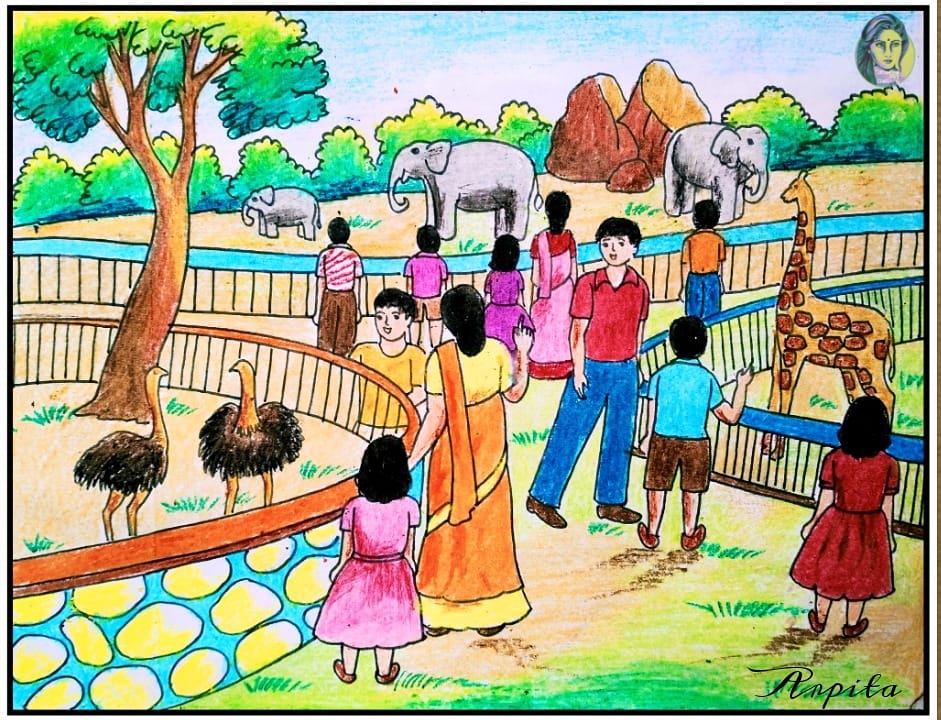 Zoo Painting For Kids