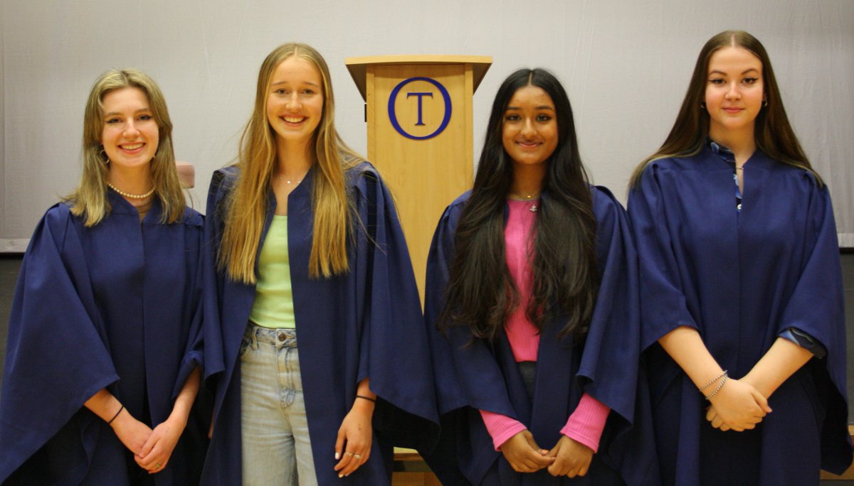 Huge congratulations to our new Head Girl Team - Chloe, Claudia, Maanya and Tilly! 👏👏