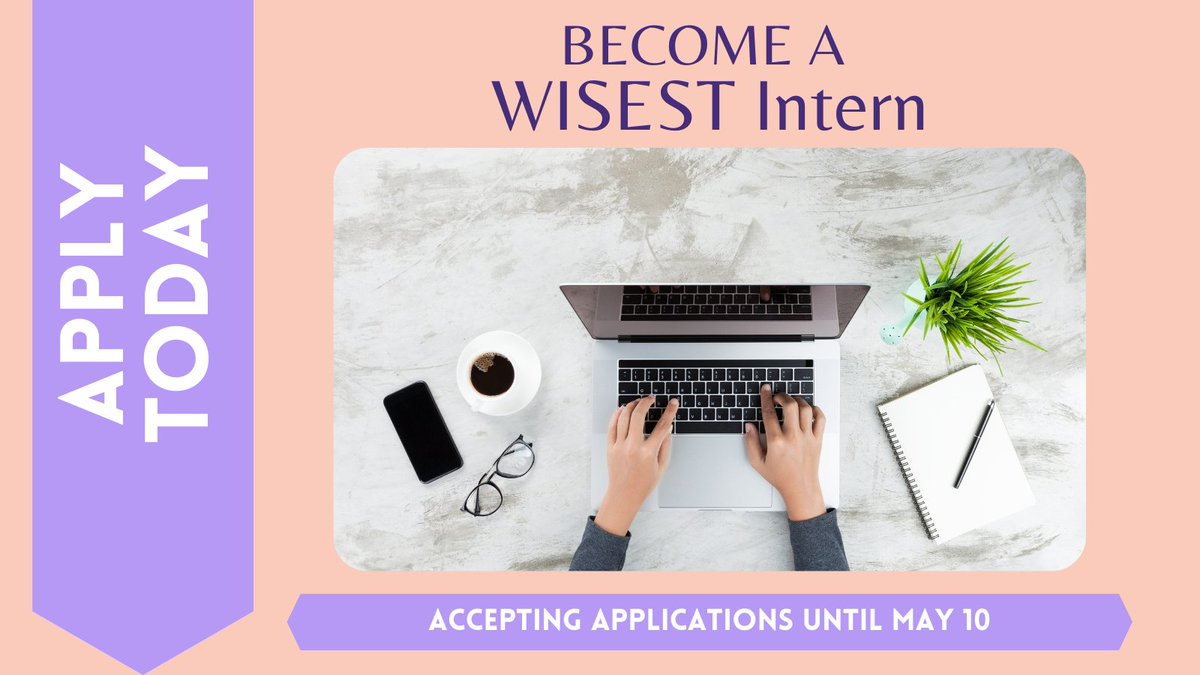 WISEST (@wisestualberta) on Twitter photo Are you an undergrad at <a href="/UAlberta/">University of Alberta</a> entering at least your 2nd year of study this fall wanting to make a difference for underrepresented groups in STEM? Consider applying to become a volunteer intern for WISEST! Application deadline is May 10. bit.ly/3b1azOT
#wisestIntern Are you an undergrad at <a href="/UAlberta/">University of Alberta</a> entering at least your 2nd year of study this fall wanting to make a difference for underrepresented groups in STEM? Consider applying to become a volunteer intern for WISEST! Application deadline is May 10. bit.ly/3b1azOT
#wisestIntern