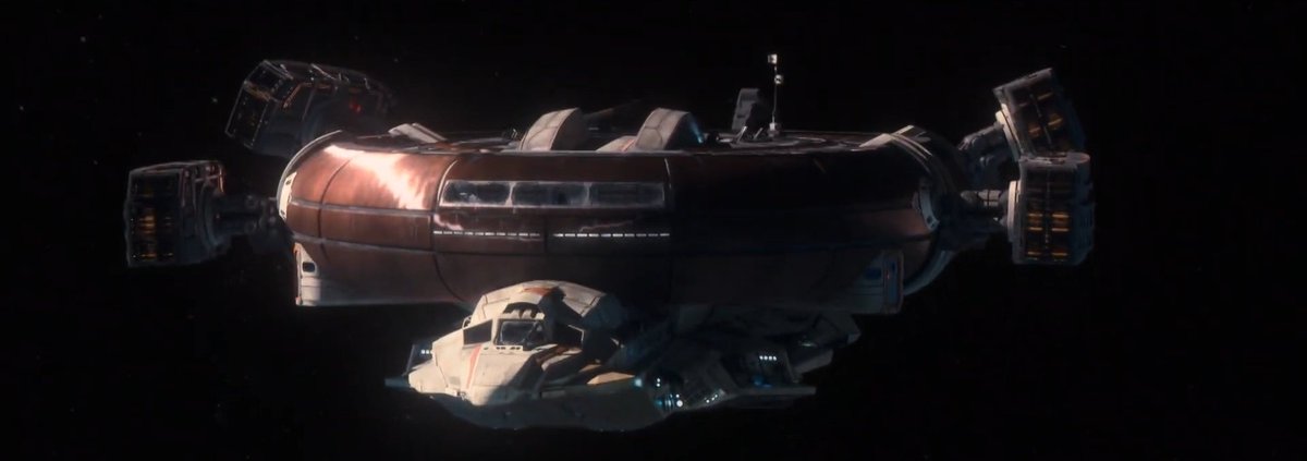 [Thread] Intergalactic, a new space TV series, will start on Sky One (and available to stream on NOW) on april 30 in UK (I don't know for the rest of the world).Here's what I found about this series. Let's start with the Hemlock, a hijacked transport/prison ship: