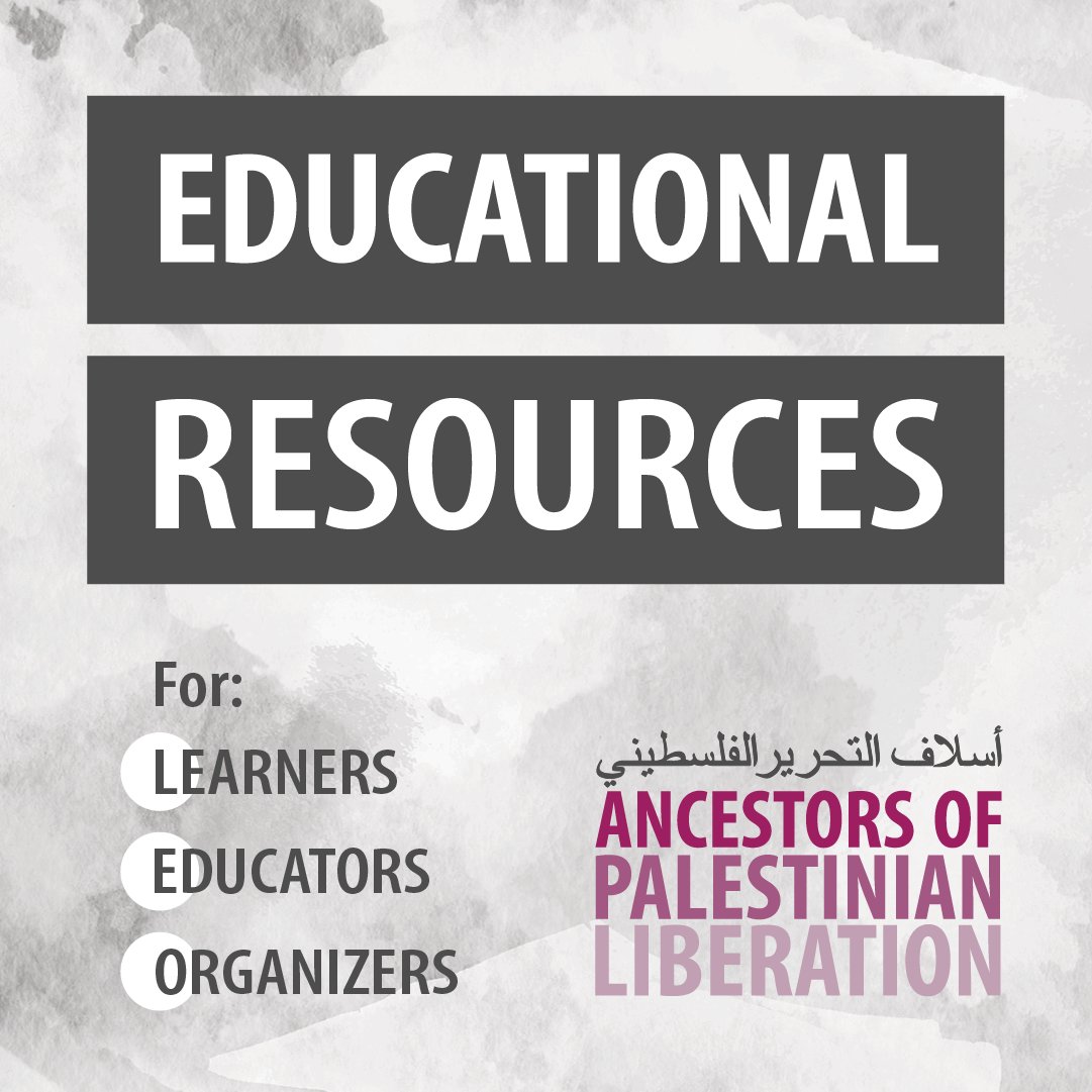 PalAdProject's tweet image. Want to talk about #Palestine but don’t know where to start? #Ancestors of #Palestinian #Liberation has #educational resources to support #learners, #educators, and #organizers, including a key terms index, PPT presentation, outreach material, and more:
anemoia.net/ancestors-down…