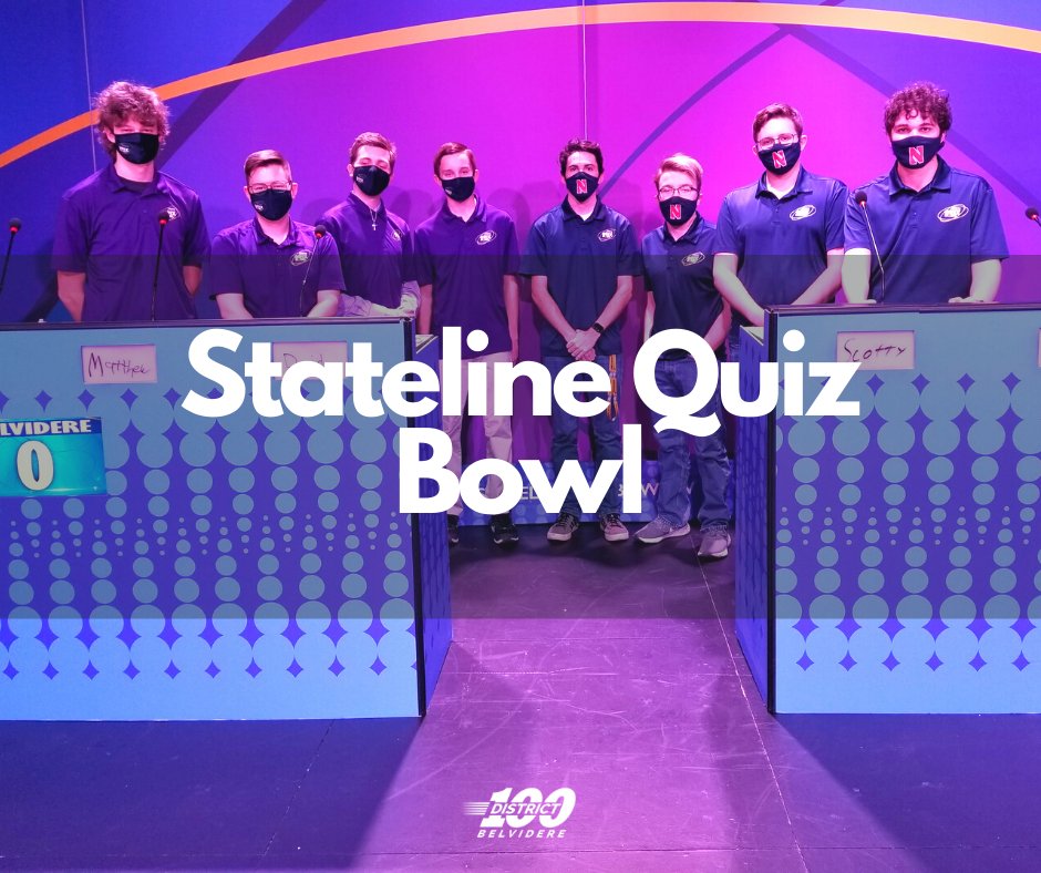 bcusd100's tweet photo. QUIZ BOWL BATTLE: Make sure to tune in this weekend to catch #BelvidereHighSchool vs #BelvidereNorthHighSchool in the #StatelineQuizBowl! It will be on:
Saturday, May 1 @ 6:30 pm - #WTVO
Sunday, May 2 @ 8:30 am - Rockford's #MyNetwork TV
Sunday, May 2 @ 9:30 pm - #FOX39 https://t.co/YUZpvwrCys