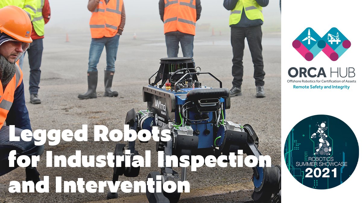 UK-RAS Network (@ukrobotics) on Twitter photo Don't miss: "Legged Robots for Industrial Inspection and Intervention" - an interactive online demo hosted by <a href="/ORCA_Hub/">@ORCA_Hub</a> (<a href="/dynamicrobots/">Oxford Dynamic Robot Systems</a> and <a href="/HeriotWattUni/">Heriot-Watt University</a>) on the 18th May at 9.30am BST. Register now: eventbrite.com/e/legged-robot⦠#RobotShowcase Don't miss: "Legged Robots for Industrial Inspection and Intervention" - an interactive online demo hosted by <a href="/ORCA_Hub/">@ORCA_Hub</a> (<a href="/dynamicrobots/">Oxford Dynamic Robot Systems</a> and <a href="/HeriotWattUni/">Heriot-Watt University</a>) on the 18th May at 9.30am BST. Register now: eventbrite.com/e/legged-robot⦠#RobotShowcase