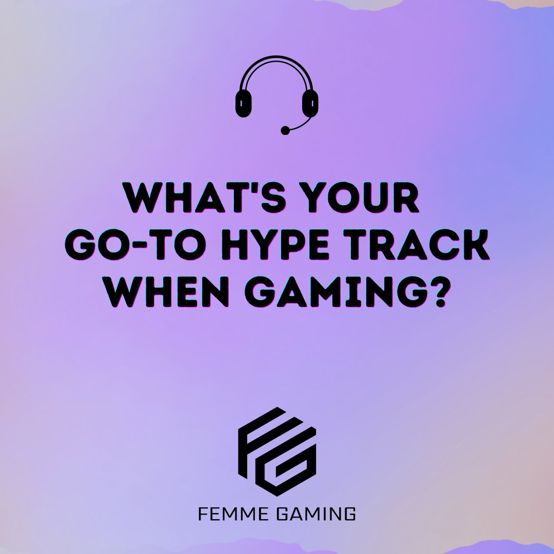🎧 Tell us what is your go to hype song when playing videogames? 🙌

#FemmeGaming #FemmeArmy #RatedFemme 

#gamers #girlgamers #womeingames #freedom #gamermom #girlgamer #playstation  #xbox #nintendo #pc #switch #esports #gamingnews #gamingcommunity