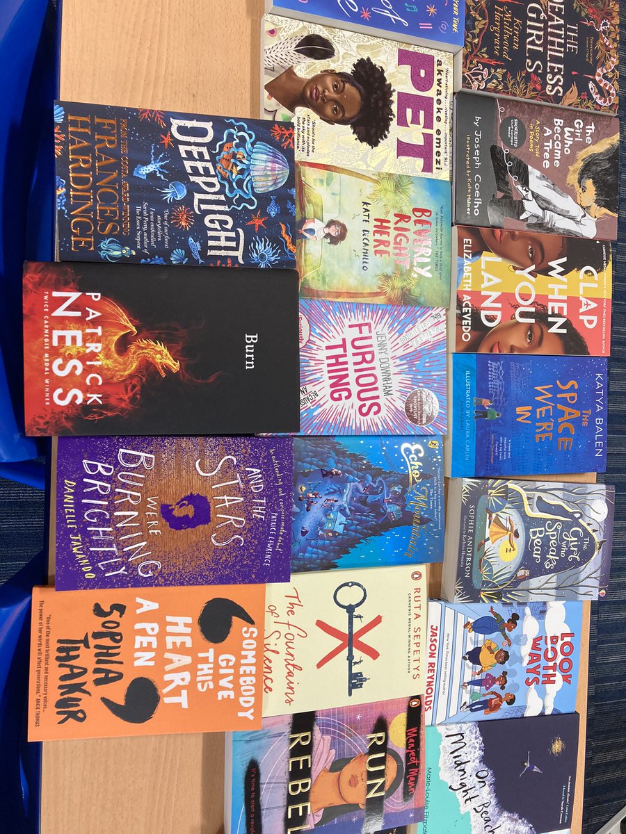 Prestfelde_Lib's tweet photo. Our copies of the Carnegie long list books have arrived thanks to @Petersbooks, and we cannot wait to show them to the pupils during our reading lessons next week! @prestfelde @Prestfelde_Eng https://t.co/9l4akgVWIk