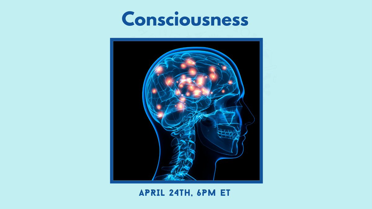 Deciphering how the brain makes conscious experiences is one of the most interesting and challenging scientific questions of our time! So tonight, let our <a href="/tasteofsciPHL/">taste of science Philadelphia</a> team take you on a journey through #consciousness. 
tasteofscience.org/events/2021/4/…
#tasteofsci #tos2021 #neuroscience