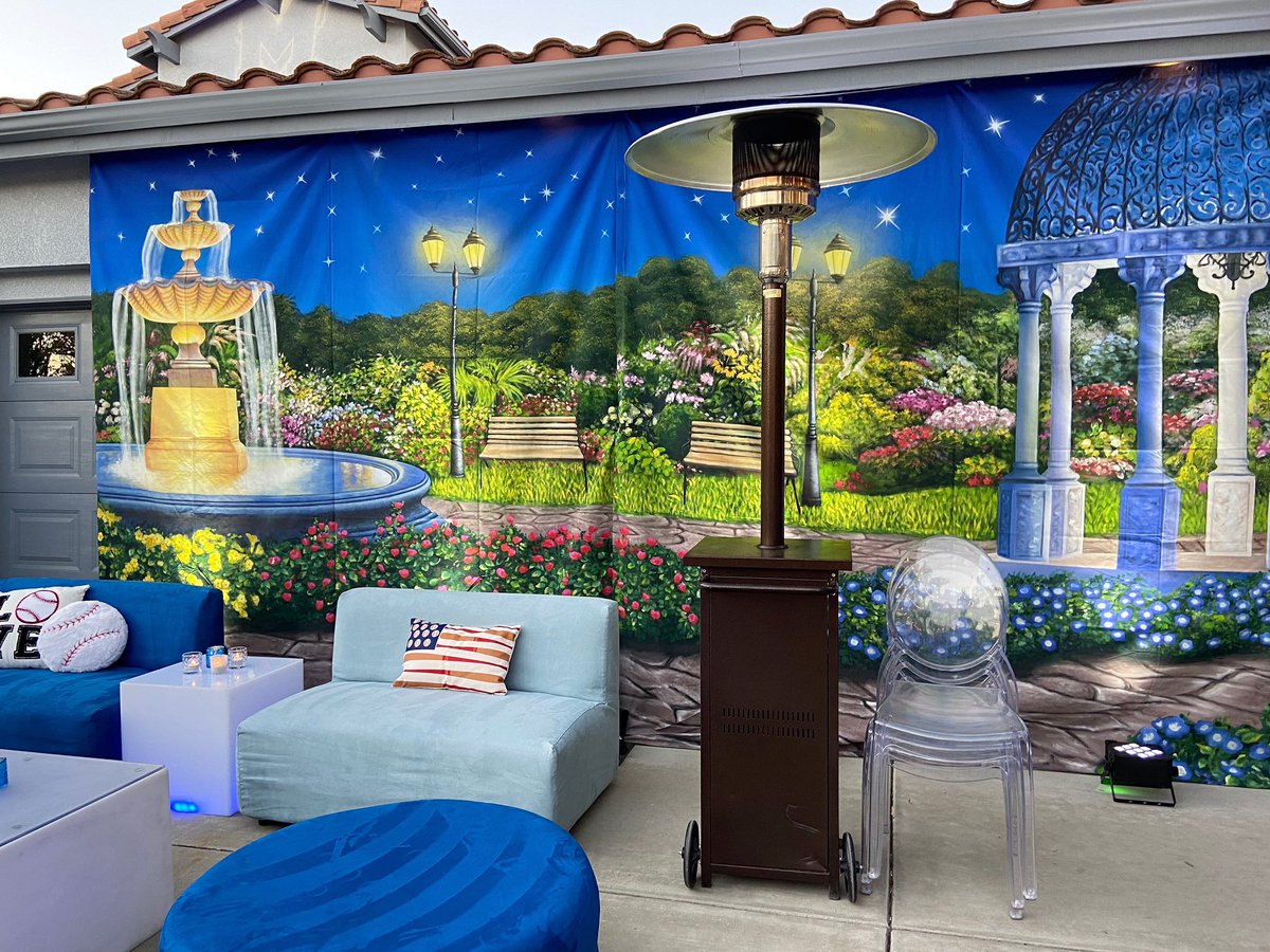 We love the creativity of our clients transforming the front yard of a home to an evening at the garden!✨🌿