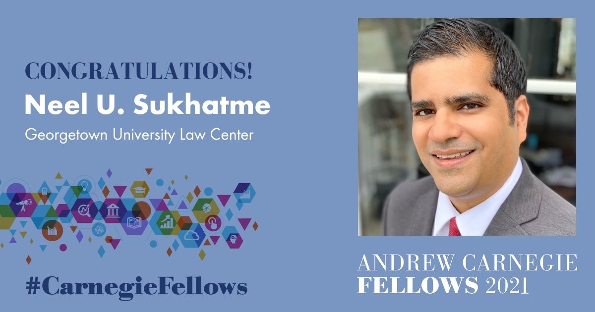 I’m so honored to join the 2021 Class of #CarnegieFellows, and grateful to @CarnegieCorp and the selection jury.  Working w/my co-author @economalex, I will continue to research the long-term economic and social effects of criminal sanctions on families. carnegie.io/3sz3PO1