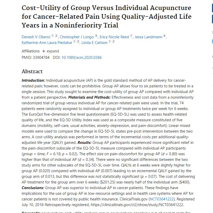 Dr. Linda E. Carlson 🇨🇦 🇨🇦 tweet media