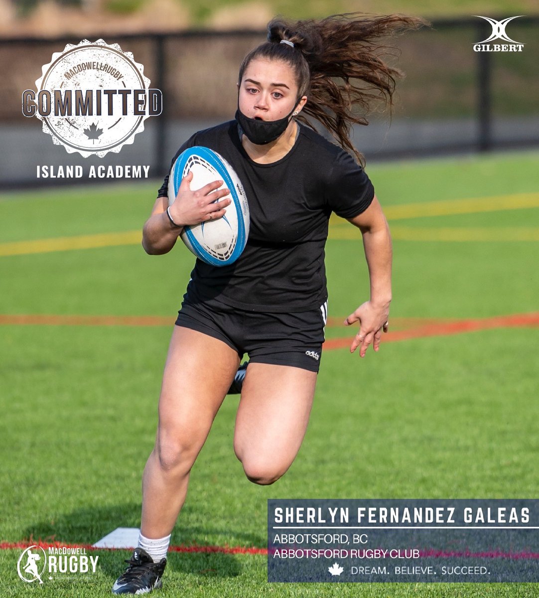 Robin MacDowell ๐ (@macdowellrugby) on Twitter photo Sherlyn Fernandez Galeas
Hometown: Abbotsford, BC
Homeclub: <a href="/AbbotsfordRFC/">Abbotsford RFC</a>
Teams: Abbotsford Juniors / Reimer Rugby Fraser Valley Rugby Union PRCโs
Sign Up
macdowellrugby.ca/islandacademy
๐Dream. Believe. Succeed. Sherlyn Fernandez Galeas
Hometown: Abbotsford, BC
Homeclub: <a href="/AbbotsfordRFC/">Abbotsford RFC</a>
Teams: Abbotsford Juniors / Reimer Rugby Fraser Valley Rugby Union PRCโs
Sign Up
macdowellrugby.ca/islandacademy
๐Dream. Believe. Succeed.