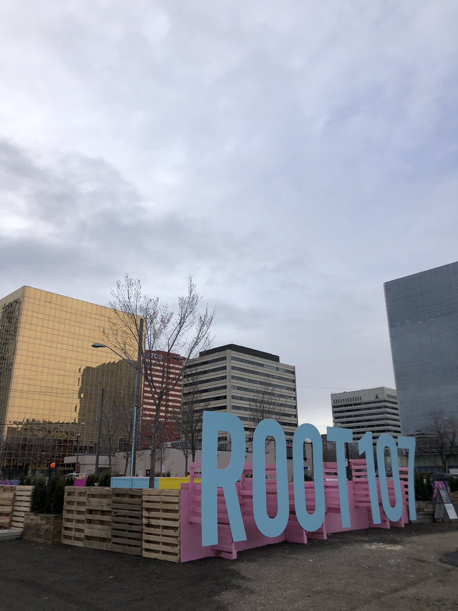 EventsFoundry's tweet photo. Here it is - phase 3 of our #DTSpark project with @DBAyeg We've had a blast working with the downtown community in #Yeg #Root107 Head down Jasper Ave - you can't miss it! #cantstopwontstop #yegevents @ExploreEdmonton @CityofEdmonton @EdmontonChamber @heythirdspace https://t.co/2fKWJ1jDtB