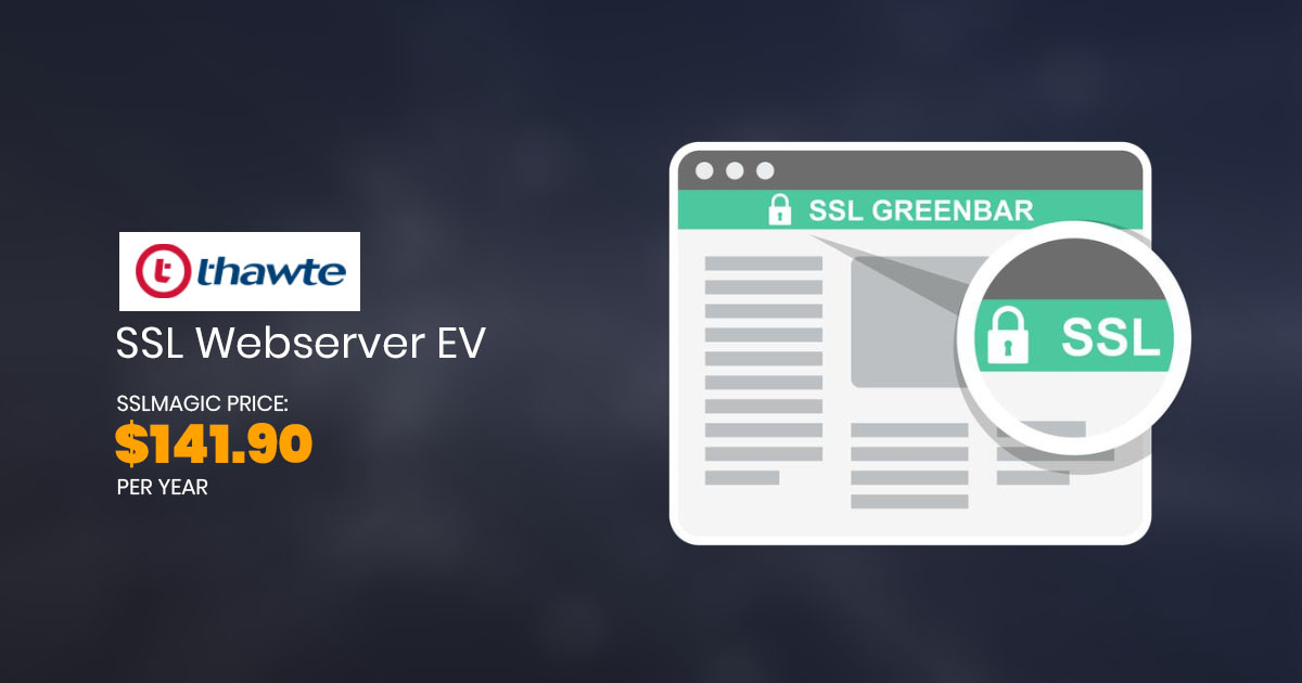 SSLMagicTalks's tweet image. The 𝐓𝐡𝐚𝐰𝐭𝐞 𝐒𝐒𝐋 𝐖𝐞𝐛 𝐒𝐞𝐫𝐯𝐞𝐫 𝐰𝐢𝐭𝐡 𝐄𝐕 is the leading certificate that got that got the status as first international Certificate Authority. 

✅ sslmagic.com/ssl-certificat…

#thawte #RapidSSL #dvssl #sanssl #codesigningssl #multidomainssl #thawtessl #buycheapssl