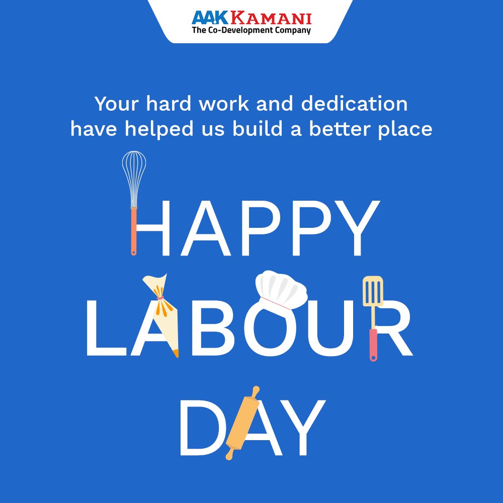 AAKIndiaCo's tweet image. Happy Labour day to all the karigars who work dedicatedly every day to ensure better products reach us while keeping safety and hygiene on top of the mind.
#HappyLabourDay 
#AAKKamani #TheCoDevelopmentCompany #TheValueAddingPartnership #MakingBetterHappen