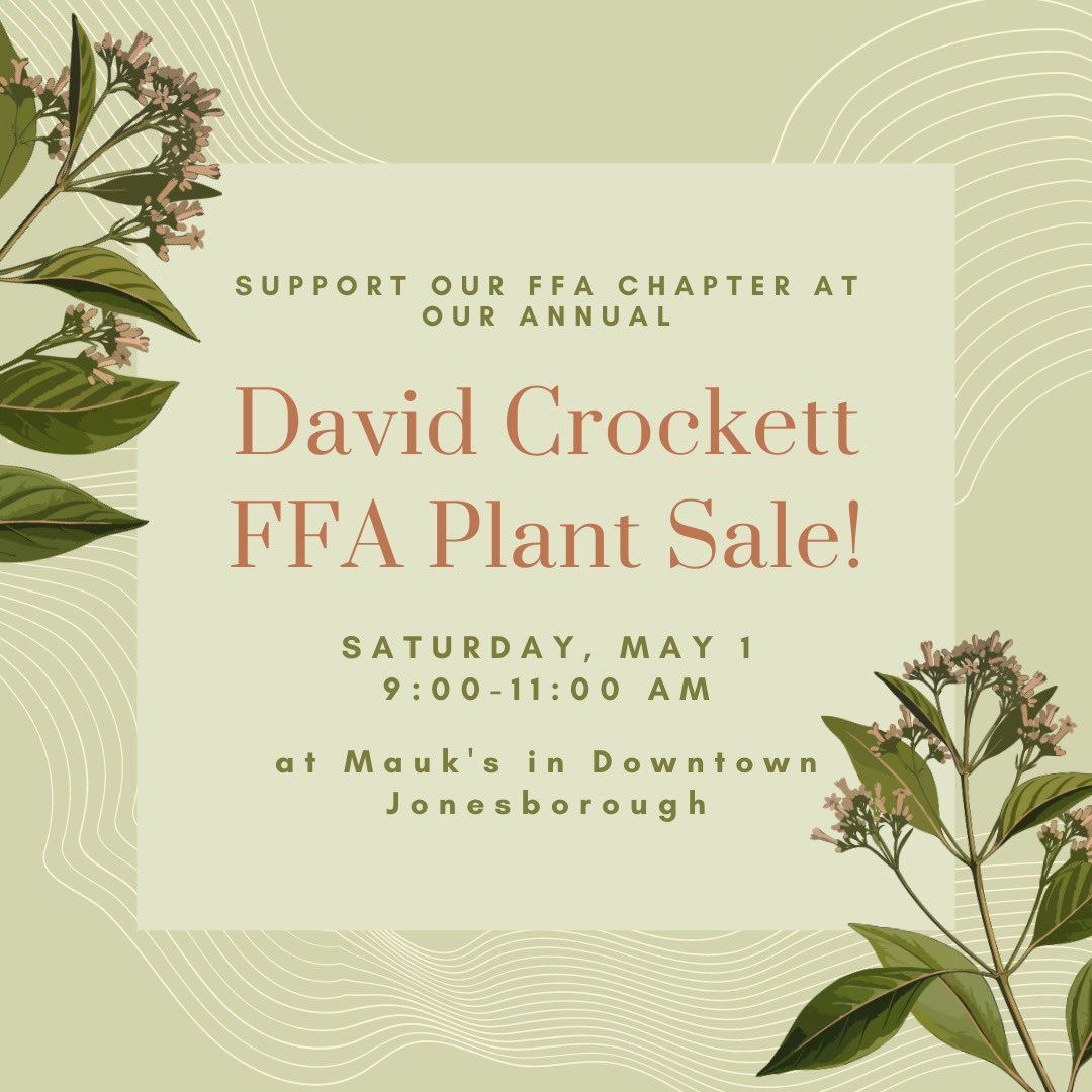 Come join us at our plant sale this Saturday at Mauks in Jonesborough!🪴🌱