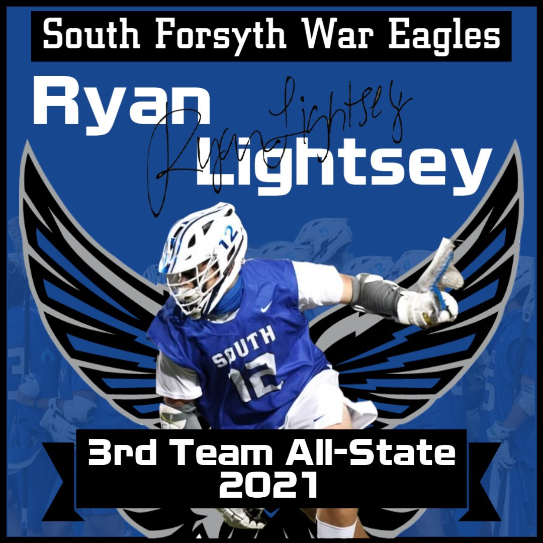 Huge Congratulations to Ryan Lightsey for being named 3rd Team All-State Attack! Keep Grinding! <a href="/ryanlightsey/">Ryan Lightsey</a> <a href="/SFHSLAX/">South Forsyth Lacrosse</a> <a href="/ForsythSports/">FCN Sports</a> <a href="/gasdigitalprod/">GAS Digital Productions</a> <a href="/3dGeorgia/">3d Lacrosse Georgia</a> <a href="/LaxRecords/">Mike Loveday</a> <a href="/ldubillson/">Laura Wilson</a> <a href="/KeithGravitt/">SFHS Athletics</a> <a href="/SouthForsythHS/">SouthForsythHS</a>