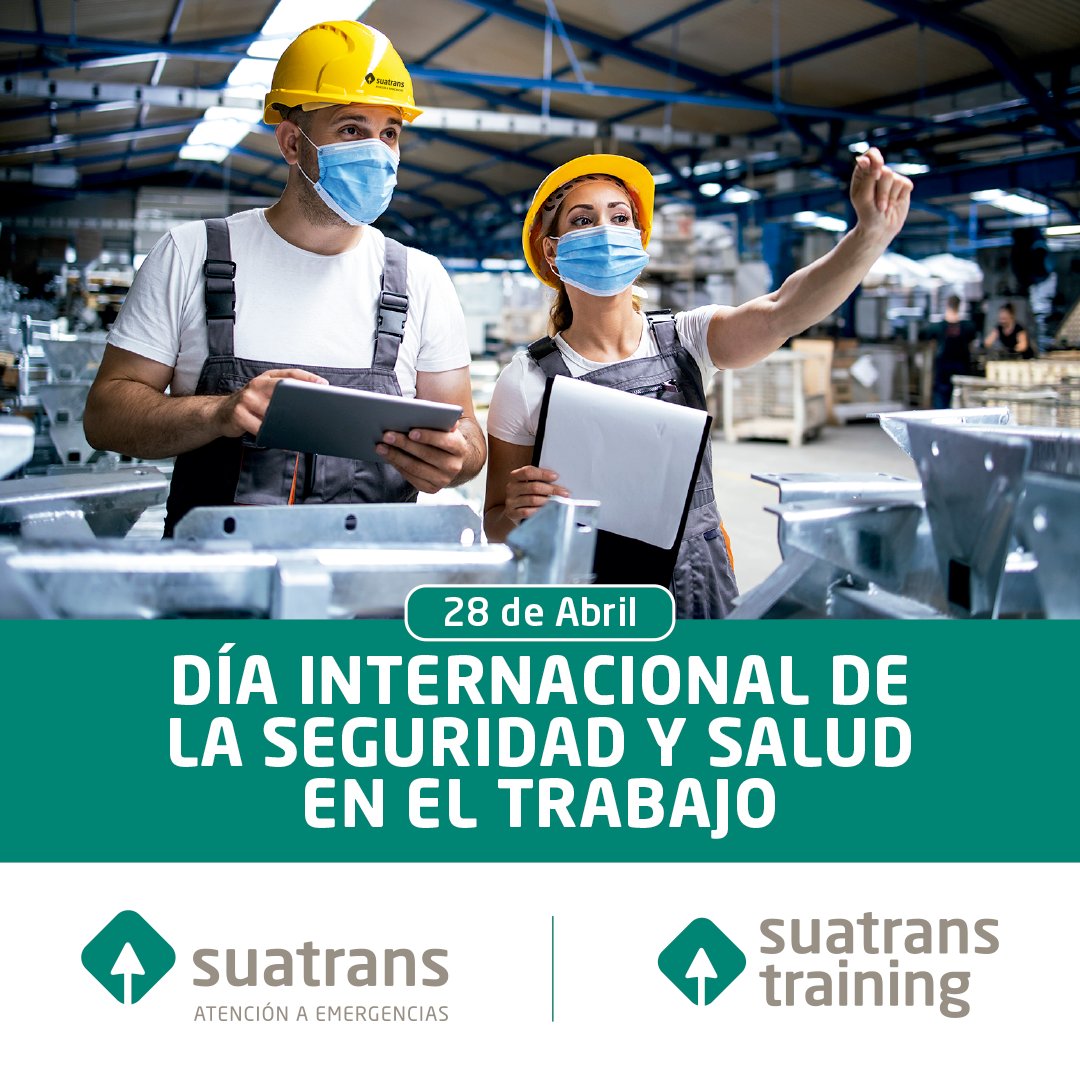 LatamResponse's tweet image. La seguridad y salud en el trabajo son primordiales a la hora de ejecutar las tareas diarias, damos las gracias a tod@s los que hacen posible esta labor, sobre todo en épocas de pandemia. FELIZ DÍA DE LA SEGURIDAD Y SALUD EN EL TRABAJO👏🏻 
#suatrans 
#suatranstraining