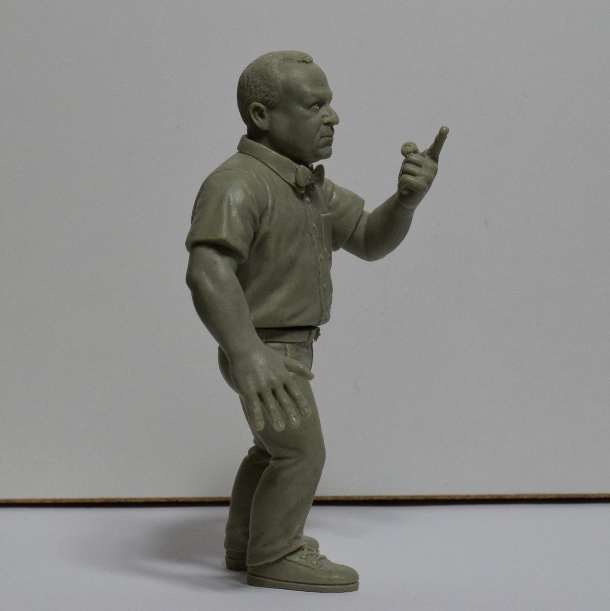 MajorWFPod's tweet photo. Hand-sculpted prototype for @TheZombieSailor's Wrestling's Heels and Faces Series 1 @TheEarlHebner!
Features interchangeable one-count and two-count hands!
Series 1 will be available for pre-order in the next few weeks!
#WrestlingsHeelsandFaces #ScratchThatFigureItch https://t.co/XtIir4Ss7z