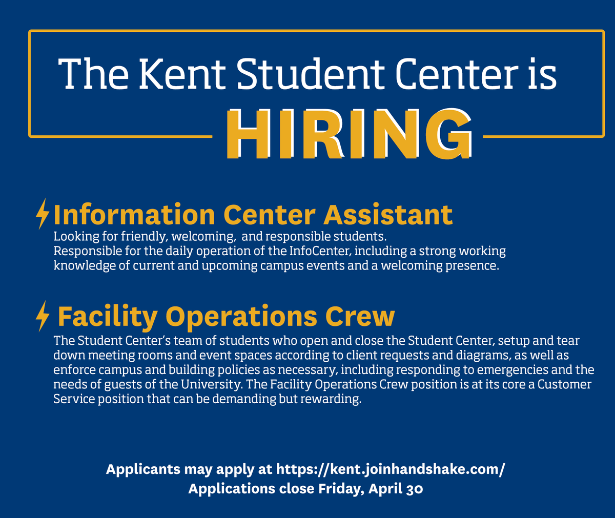 Kent Student Center tweet media