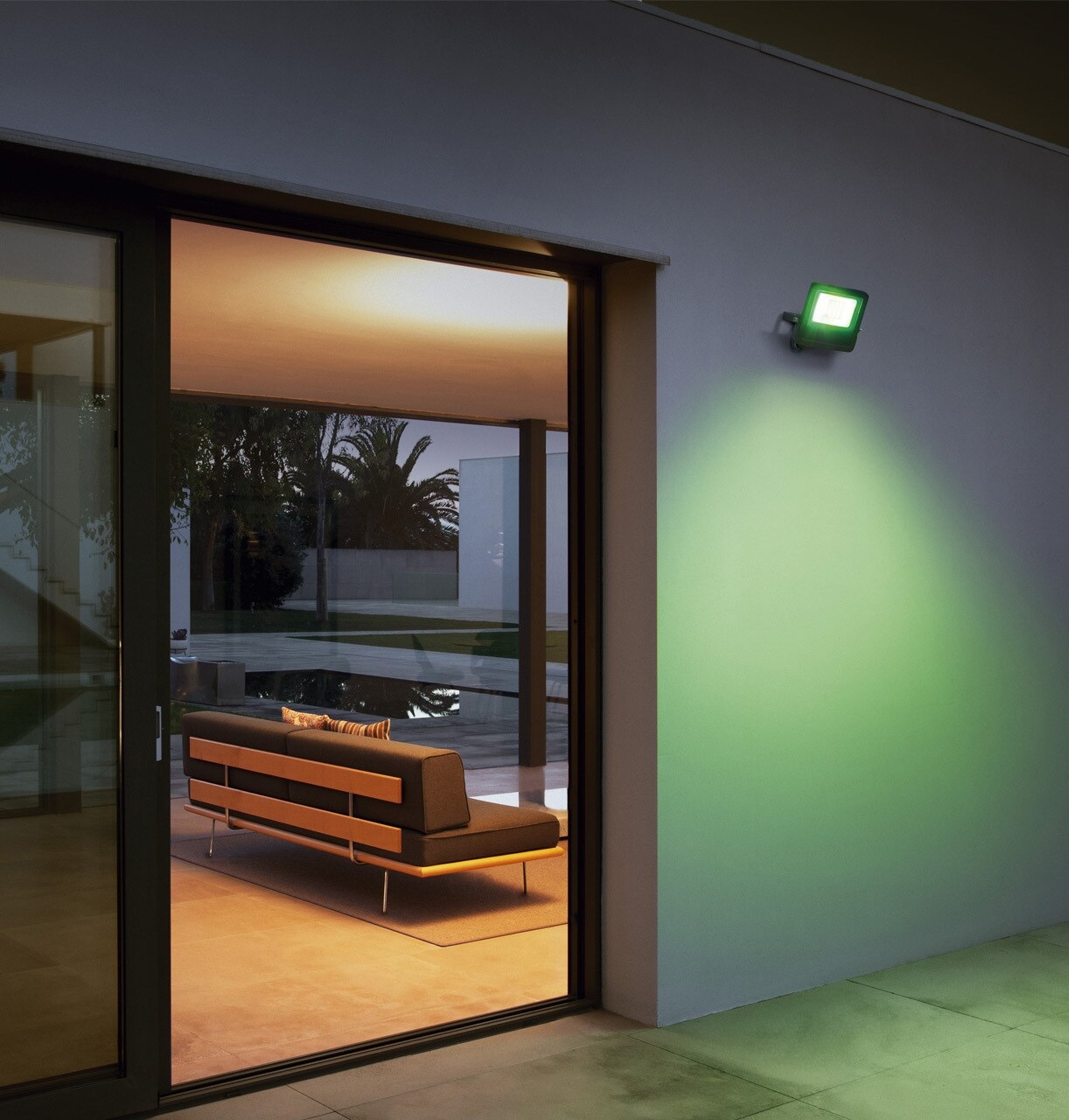 The LED Specialist on Twitter: "The SMART+ WIFI Floodlights by LEDvance  combines the functionality of general security lighting with stunning mood  lighting allowing you to create colourful garden lighting with smart and