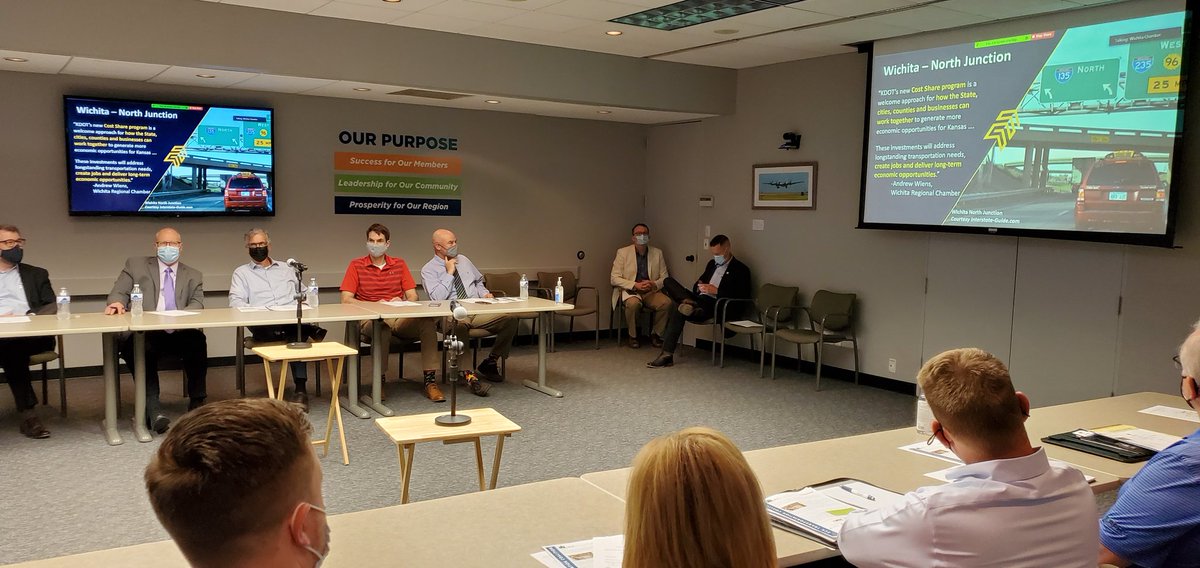 andrewwwiens's tweet photo. Great to have @SecJulieLorenz in #Wichita yesterday to speak to the @ChamberWichita SCK Transportation Coalition about @KDOTHQ, the IKE program, the 2021 #ksleg Session, and federal infrastructure discussions! https://t.co/eWzB2OfNwp