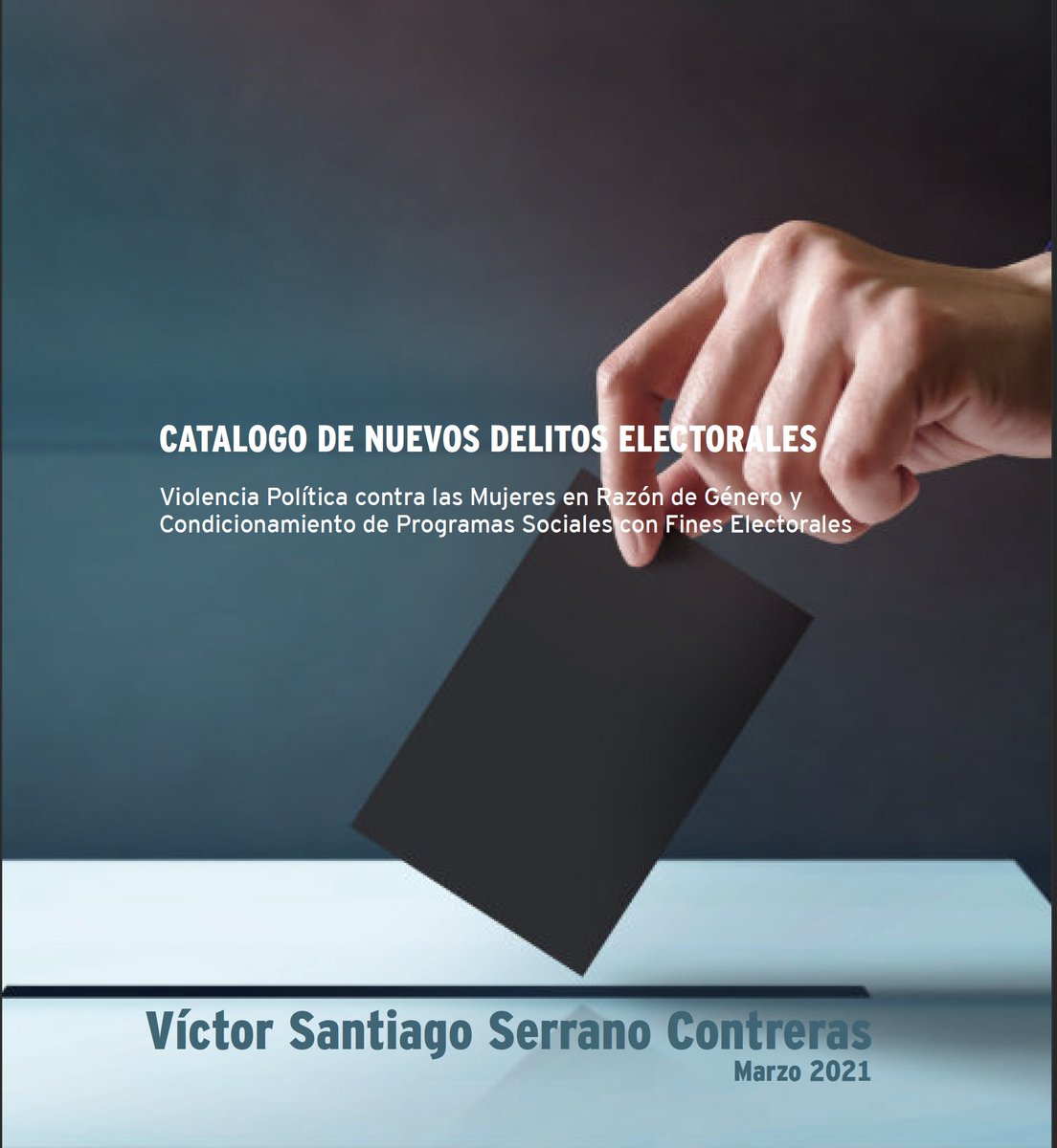 FirmaTorres's tweet photo. Por fin ya esta listo el Catálogo sobre los nuevos delitos electorales, entre ellos VIOLENCIA POLÍTICA EN CONTRA DE LAS MUJERES, y sus 5 anexos con el registro correspondiente en Derechos de Autor👍😉: https://t.co/DtEGRLY13s