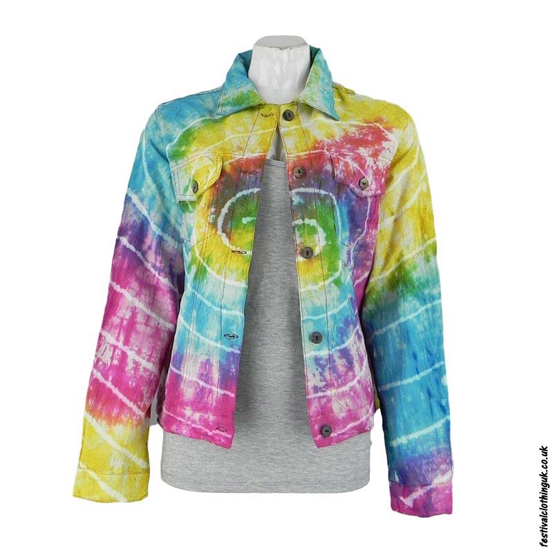 FestivalThreads's tweet photo. these funky tie dye thin cotton jackets are great for sizes UK 8-14 (3 sizes) https://t.co/kVEvMDVWMU #festivalclothing #Festivalseason #festival #festivals #festivalclothes #clothing #handmade #tiedye #hippie #HIPPY https://t.co/C4lD5sjacc