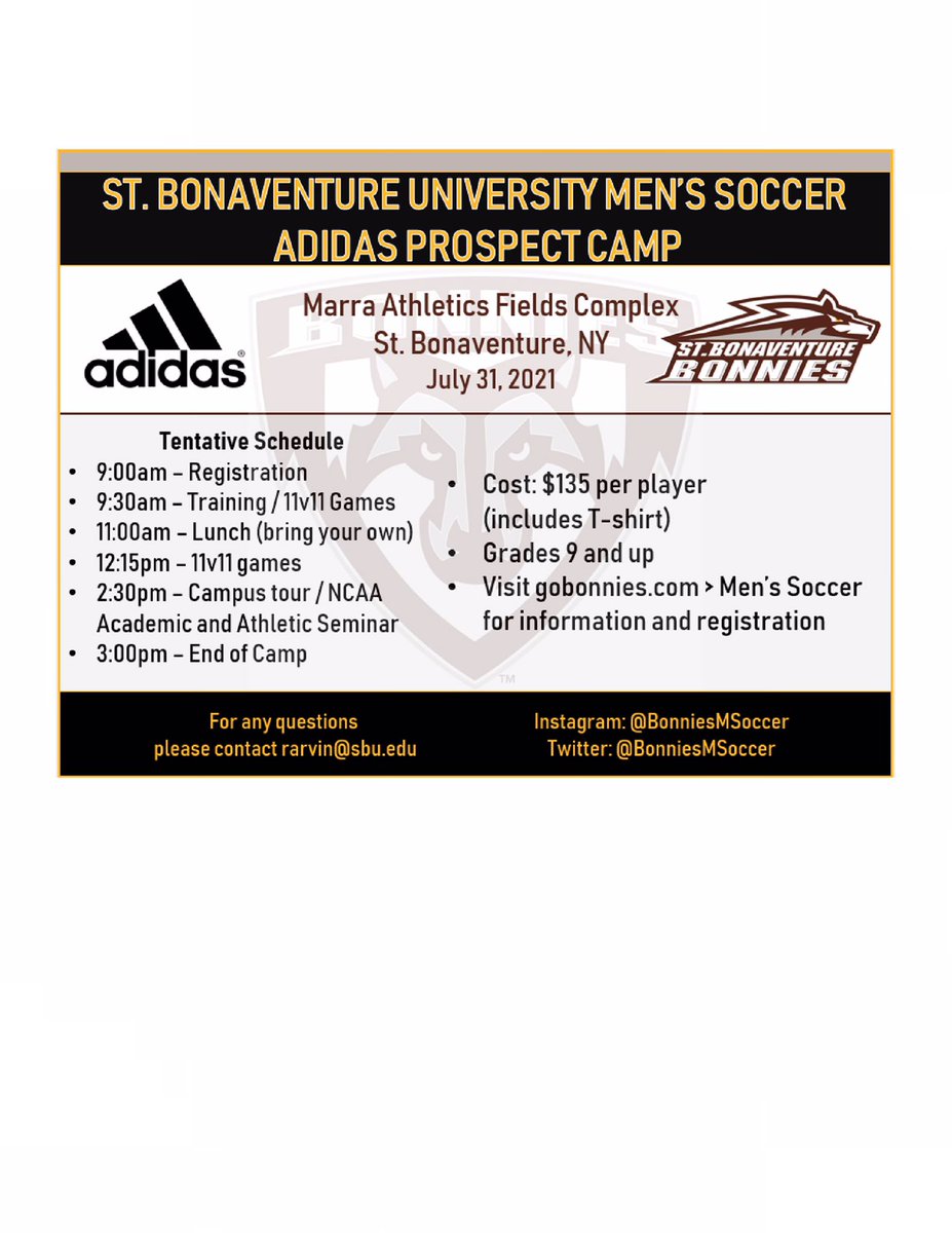 Bonnies Men S Soccer Bonniesmsoccer Twitter St Bonaventure University Academic Calendar
