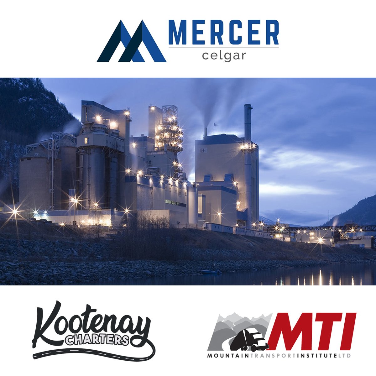 KootsCharters's tweet image. .@DriveMTI &amp;amp; Kootenay Charters recently fulfilled a comprehensive corporate transport contract for @Mercer_Int Celgar during their maintenance shutdown last month, and the Shift Safety Coordinator gave us a glowing recommendation: facebook.com/KootenayCharte…