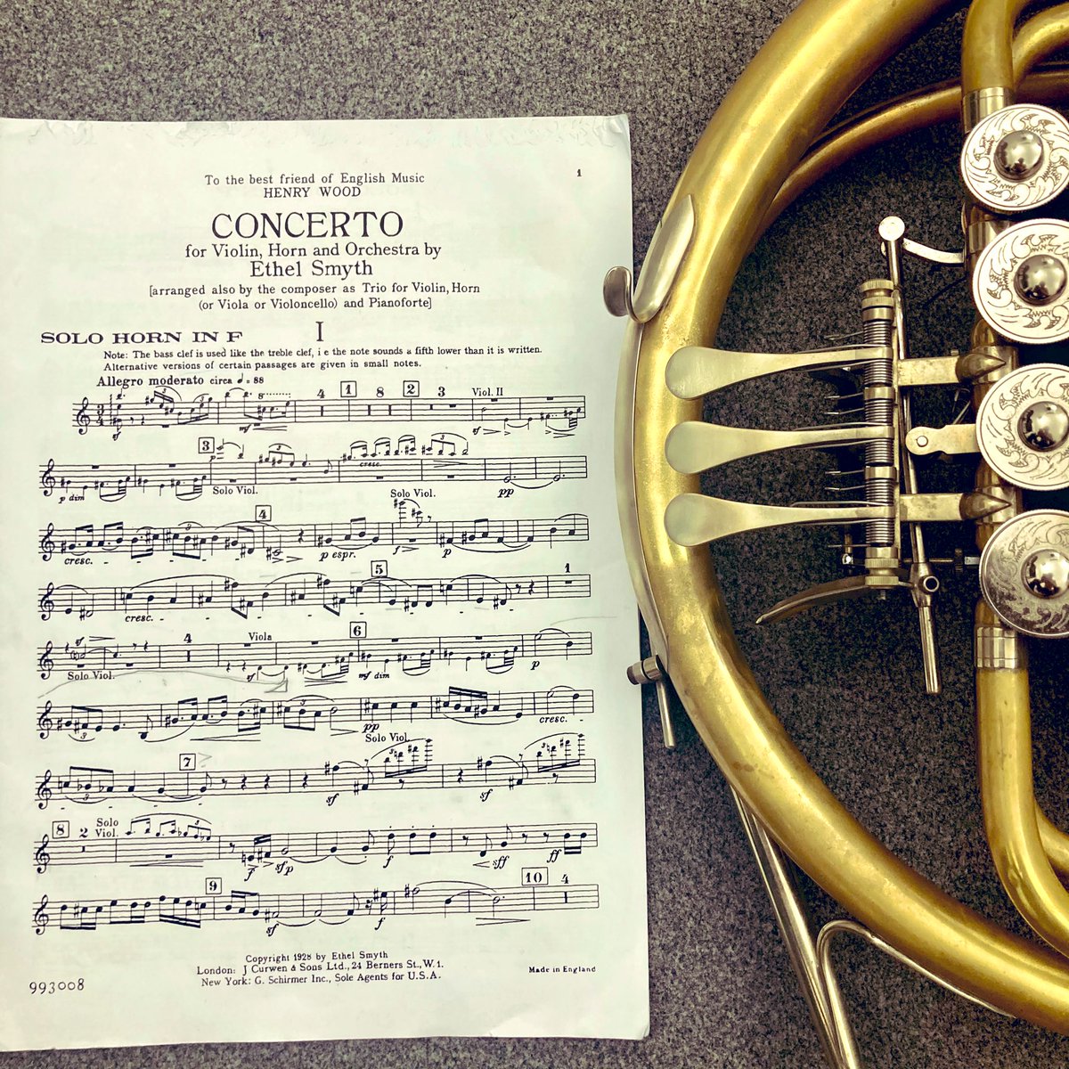 Mera Horn Trio (@merahorntrio) on Twitter photo We are delighted to be ‘Very Highly Commended’ by <a href="/AmbacheTrust/">Diana Ambache</a> in the Historical Women Composer’s Prize at the <a href="/RoyalAcadMusic/">Royal Academy of Music</a>. We had enormous fun playing the Horn Trio by #EthelSmyth.
We can’t wait to perform this AMAZING piece in concert soon!
#horn #violin #piano #HornTrio We are delighted to be ‘Very Highly Commended’ by <a href="/AmbacheTrust/">Diana Ambache</a> in the Historical Women Composer’s Prize at the <a href="/RoyalAcadMusic/">Royal Academy of Music</a>. We had enormous fun playing the Horn Trio by #EthelSmyth.
We can’t wait to perform this AMAZING piece in concert soon!
#horn #violin #piano #HornTrio