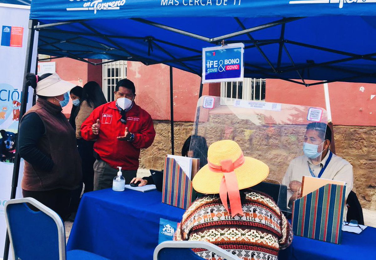 🔴AHORA CONADI EN PUTRE] Director Regional de <a href="/CONADI_Gob/">CONADI</a> @emilianolyc78, junto a @MSDArica, @Gobparinacota <a href="/MunicipioPutre/">Ilustre Municipalidad de Putre</a> en despliegue territorial para apoyar postulación a bono #IFECovid y #BonoCovid a la población de #PUTRE como Plan Territorial de <a href="/MDSArica/">Seremi de Desarrollo Social y Familia Arica</a> y servicios.🌈🇨🇱