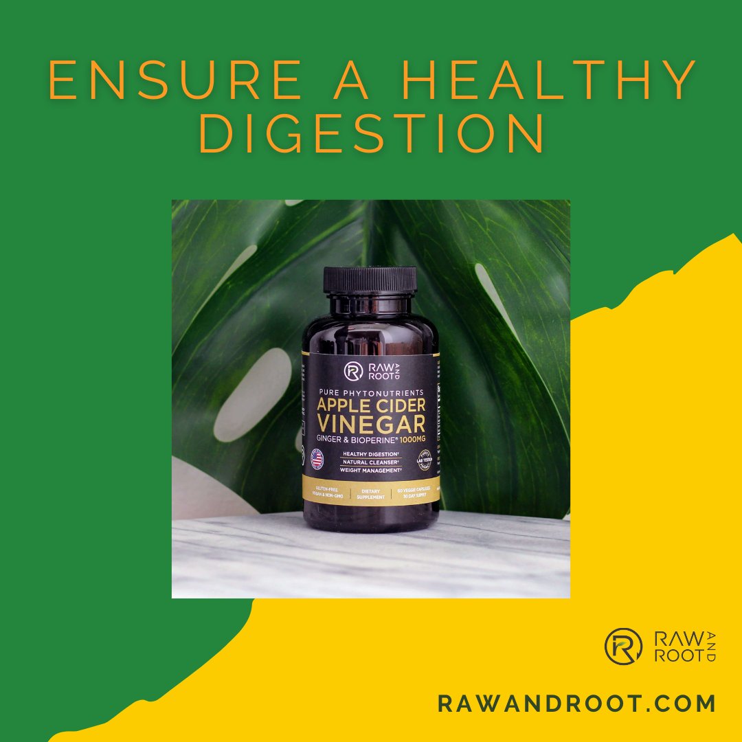 RawAndRoot's tweet image. Having problems with your digestion? Have you tried alleviating them with apple cider vinegar? 🤔 If not, we suggest you try out our veggie #capsules! They are 
3organic and all-natural and they can prove really helpful!

Read more about our products:
➡ rawandroot.com