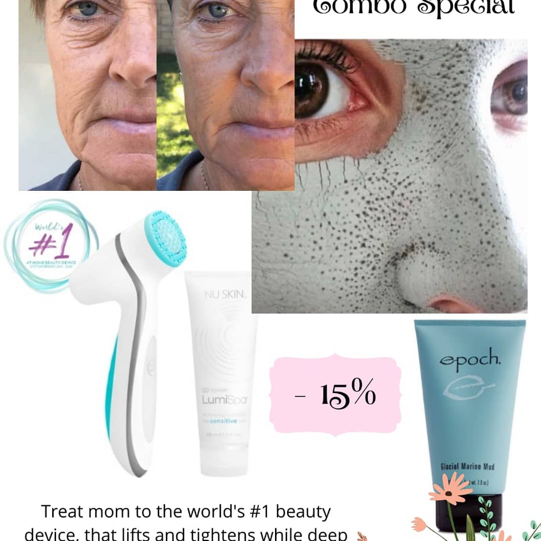 meduffield's tweet image. My 2 personal favourites products are the LumiSpa and the Glacial Marine Mud mask!
I use the LumiSpa 2x a day &amp;amp; the mud mask once a week! 
When I use the mask &amp;amp; the LumiSpa it actually feels like I have just had a facial!
Let me know if you would like to order for mother's day!